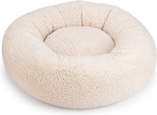 Beeztees Memory Foam Jaxx - Hondenmand - Pluche - Beige - 60x60x25 cm beige