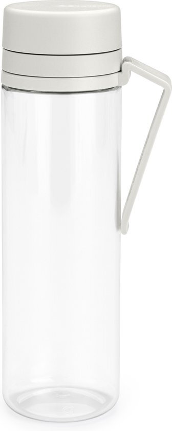 Brabantia Make &amp; Take Drinkfles met Fruitfilter - 0,5 l - Light Grey