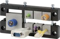 TRU COMPONENTS DVK 16/8 Kabelinvoeringsplaat Klem-Ø (max.) 16 mm Polyamide Zwart 1 stuk(s)