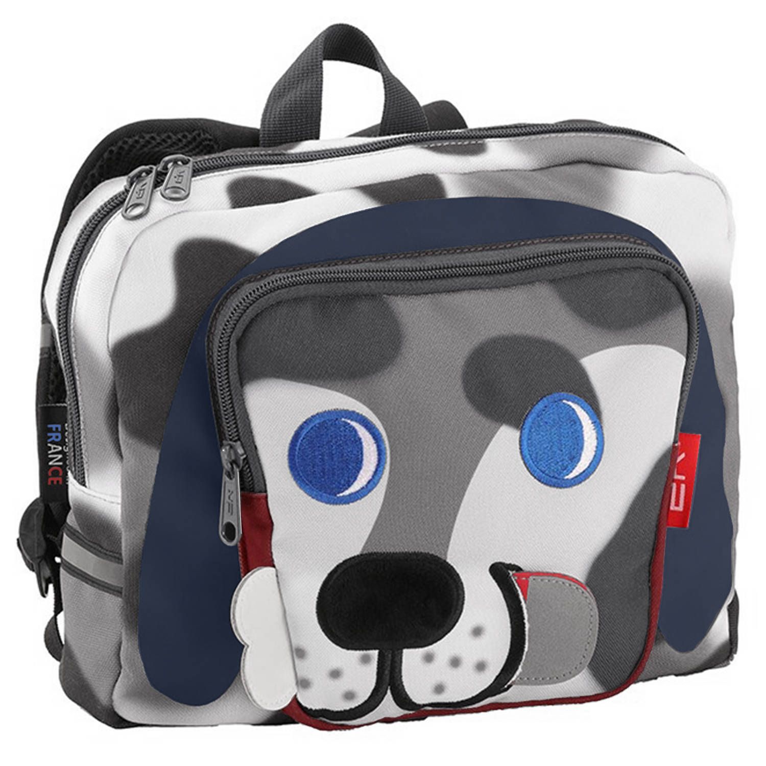 Simbashop Peuterrugzak Dalmatiër - Grijs - Polyester - 30 x 27 x 10 cm