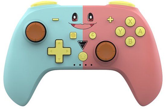 DragonShock PopTop Compacte Bluetooth Draadloze Controller Blauw en Roze voor Switch en Switch OLED