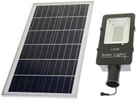 JANDEI - Led-zonnelamp voor buiten (1950 lumen), 120 leds, 100 W, IP65, draaibaar, koudwit, 6000 K, Li-ion batterij