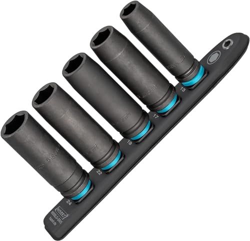 HAZET 900Slg-SR/5 Socket Set - 1/2" Drive - 5 Sockets