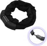 Easyclick Antivol de vélo / Antivol chaîne | 1,2 mètre de long | Léger 835 grammes | Maillons en acier trempé de 6 mm | Housse de protection en nylon