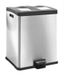 EKO Rejoice - 60L Rectangular Stainless Steel Pedal Bin