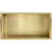 Wiesbaden Demis Inbouwnis - 30x60x10cm - Messing geborsteld