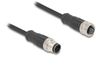 Delock M12 8-pins A-gecodeerde industriële netwerk verlengkabel | CAT5e | PVC | 2 meter