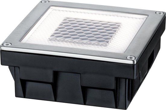 Paulmann Solar Cube - LED Outdoor Ground Light - Stainless Steel