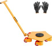 Vevor Meubelrol Transportrol Meubelwagenrollen met Handvat 4T 360° Draaibaar