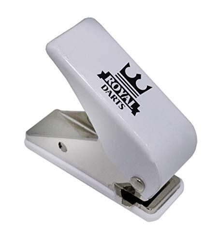 Royal Darts Unisex – flightperforator voor volwassenen, wit, standaard