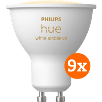 Philips Hue White Ambiance GU10 9-pack