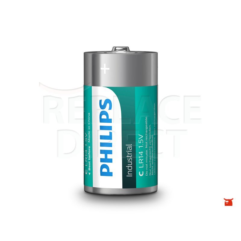 Philips Industrial LR14 Alkaline 1.5V C-Cel 10 Stuks C00300342