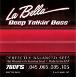 Labella Strings La Bella 760FS Stainless Steel Flatwound Bassnaren (45-105)