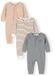 Minoti baby boxpak 3-pack ribstof jongens - beige