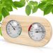 Merkloos Nauwkeurige 2-in-1 Sauna Thermometer en Hygrometer voor Houtsauna's