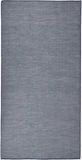 vidaXL Buitenkleed platgeweven 100x200 cm blauw