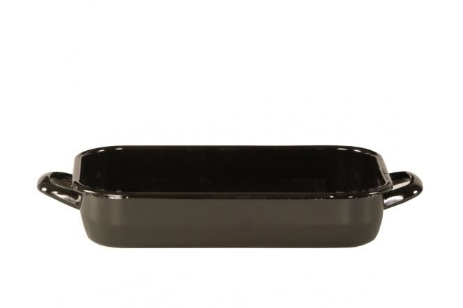 Karl Krüger 14126 Oven Bakplaat - Rechthoekig - Zwart - 26x18.5cm