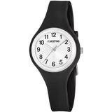 Calypso K5877/4 Polshorloge Dames Zwart Siliconen Analoog