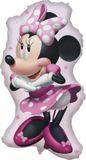 Globos Europe BV Folieballon Minnie Mouse Full Body Blauw 89 cm