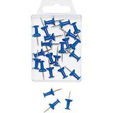 Wedo 54103 Naalden Diabolo-vorm in doorzichtige doos, 20 stuks, blauw