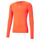 Puma LIGA Baselayer Tee Longsleeve 655920 Neon Sun - XS