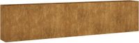 vidaXL Verhoogde Plantenbak - 360x40x80 cm - Cortenstaal