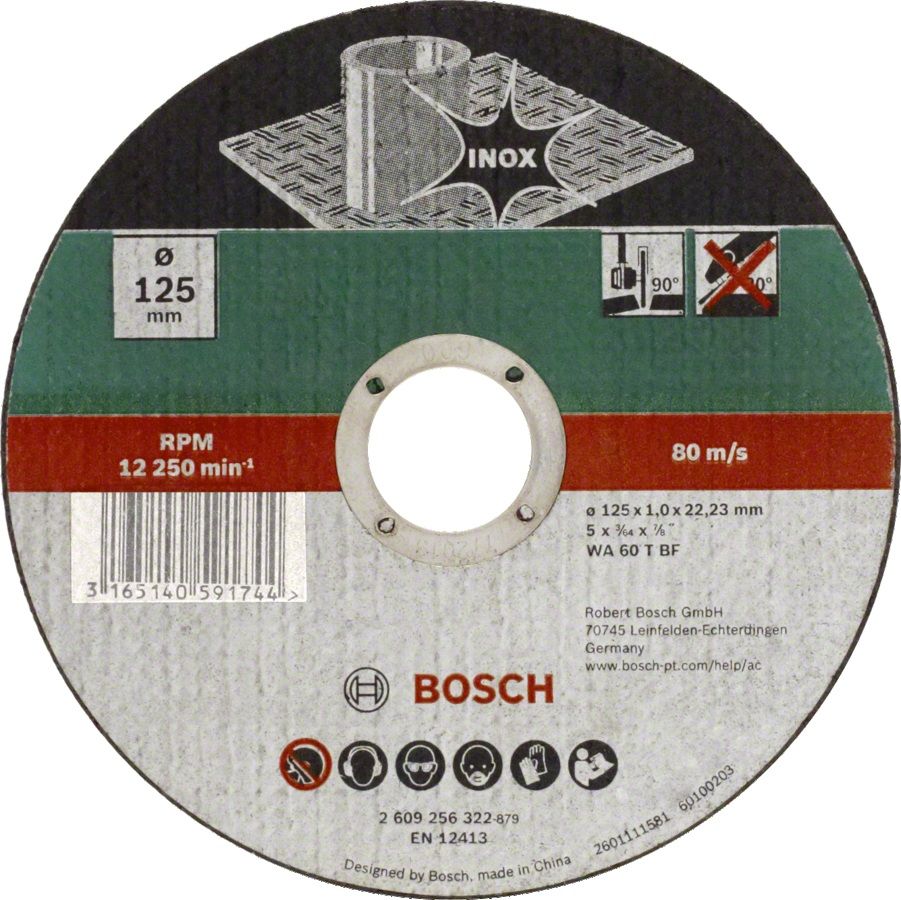 Bosch 2609256320 - Haakse slijper-accessoires - 115 mm - 1 stuk - multi
