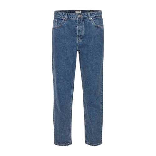 Solid Loose Fit Jeans - Dylan Blue Denim