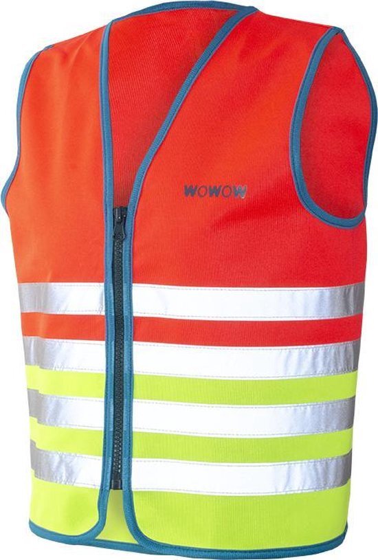 WOWOW Fluohesje kind EN17353 - Wasabi Jacket Red M