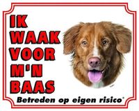 Stickerkoning.nl Nova Scotia Duck Tolling Retriever Waakbord