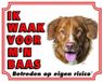 Stickerkoning.nl Nova Scotia Duck Tolling Retriever Waakbord
