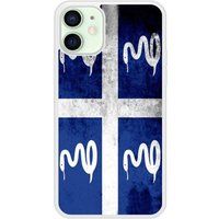 Apple iPhone 12 Drapeau martinique Verstevigd hoesje met sublimatie bedrukking