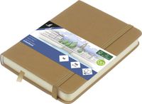 Kangaro schetsboek - A6 - taupe - PU-hardcover - met elastiek en leeslint
