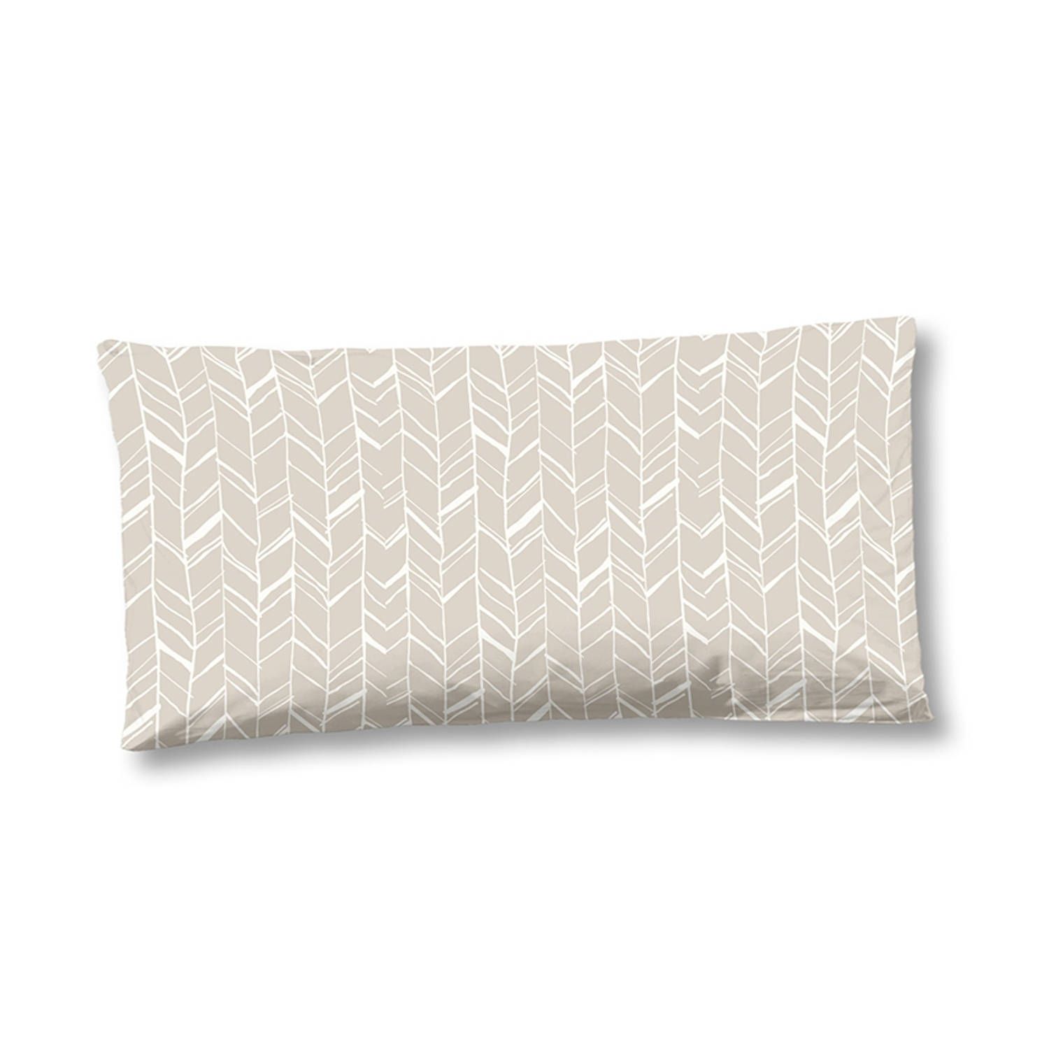 Hip Kussenhoesje Katoen-satijn nr.5363 - Multi - 1-40x80cm - Cream Maat: 1-40x80cm