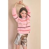 NONO Meisjes Trui Keson N609-5312 - Maat 134/140 - Frisroze