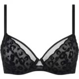 Chantelle Soutien-gorge à armatures pour femmes Noir Taille : E95