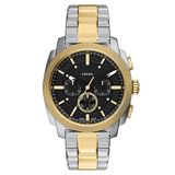 Fossil FS6159 Mannen Horloge 44 mm - Goudkleurig/Zilverkleurig
