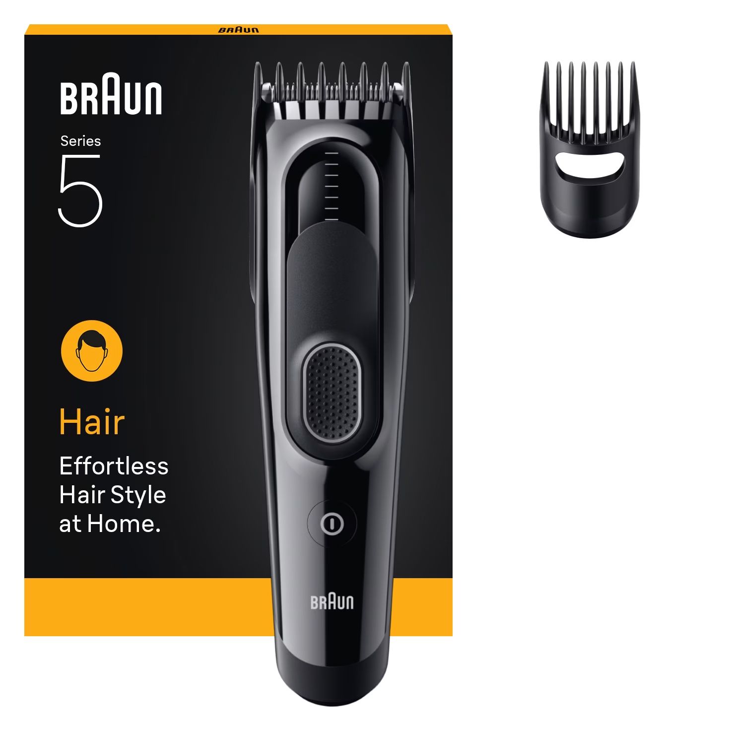 Braun HC5510 Hair Clipper - Black