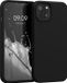 kwmobile hoesje geschikt voor Apple iPhone 13 - Hoesje met siliconen coating - Smartphone case in zwart