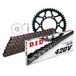 Kettingset DID Kettingset staal 420V / 124 clipslot voor Rieju RR Spike 50 cc