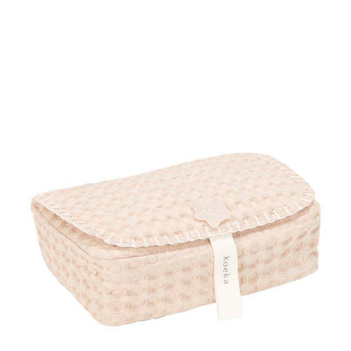 Koeka Hoes voor babydoekjes Antwerp - sand beige