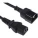 Rs Pro - Câble d'alimentation, noir, connecteur C13, IEC vers C14, CEI, 1 m