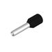 Weidmüller 1476330000 Adereindhulzen 1.5 mm² Deels geïsoleerd Zwart 100 stuk(s)