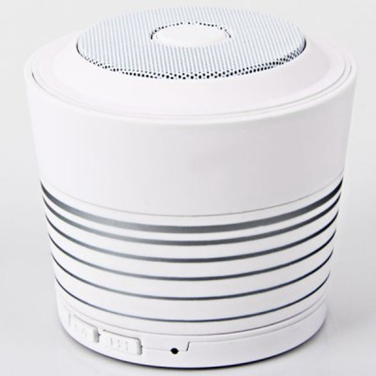 Evertech Bluetooth Stereo Speaker with FM Radio _ White wit