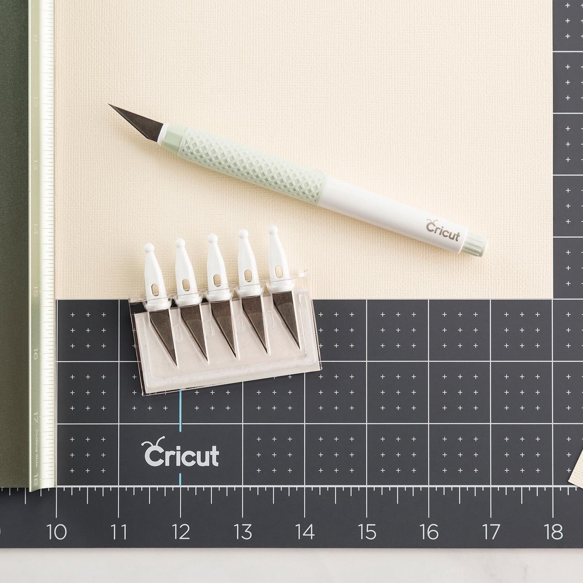 CRICUT TrueControl Messenkit Munt met 5 Vervangingsmessen