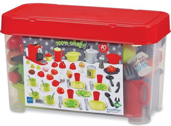 Ecoiffier 70-delige dinetteset