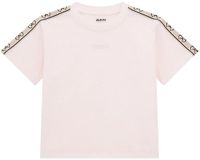 Guess Meisjes-T-shirt Roze Katoen Korte Mouw Ronde Hals Logo 10 jaar