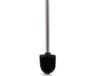MSV WC/Toiletborstel los model - zwarte kunststof borstel - RVS steel - D8 x 32 cm