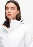 Superdry Ultimate Windbreaker jas met capuchon - Dames - Polyester - Wit