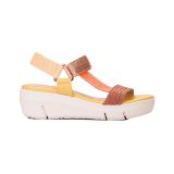 Wonders Flynn 90 Sandales compensées Marron,Orange EU 36 Femme